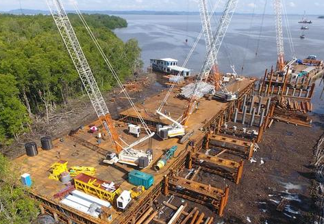 文萊淡布隆跨海大橋修建使用到了哪些機(jī)械設(shè)備